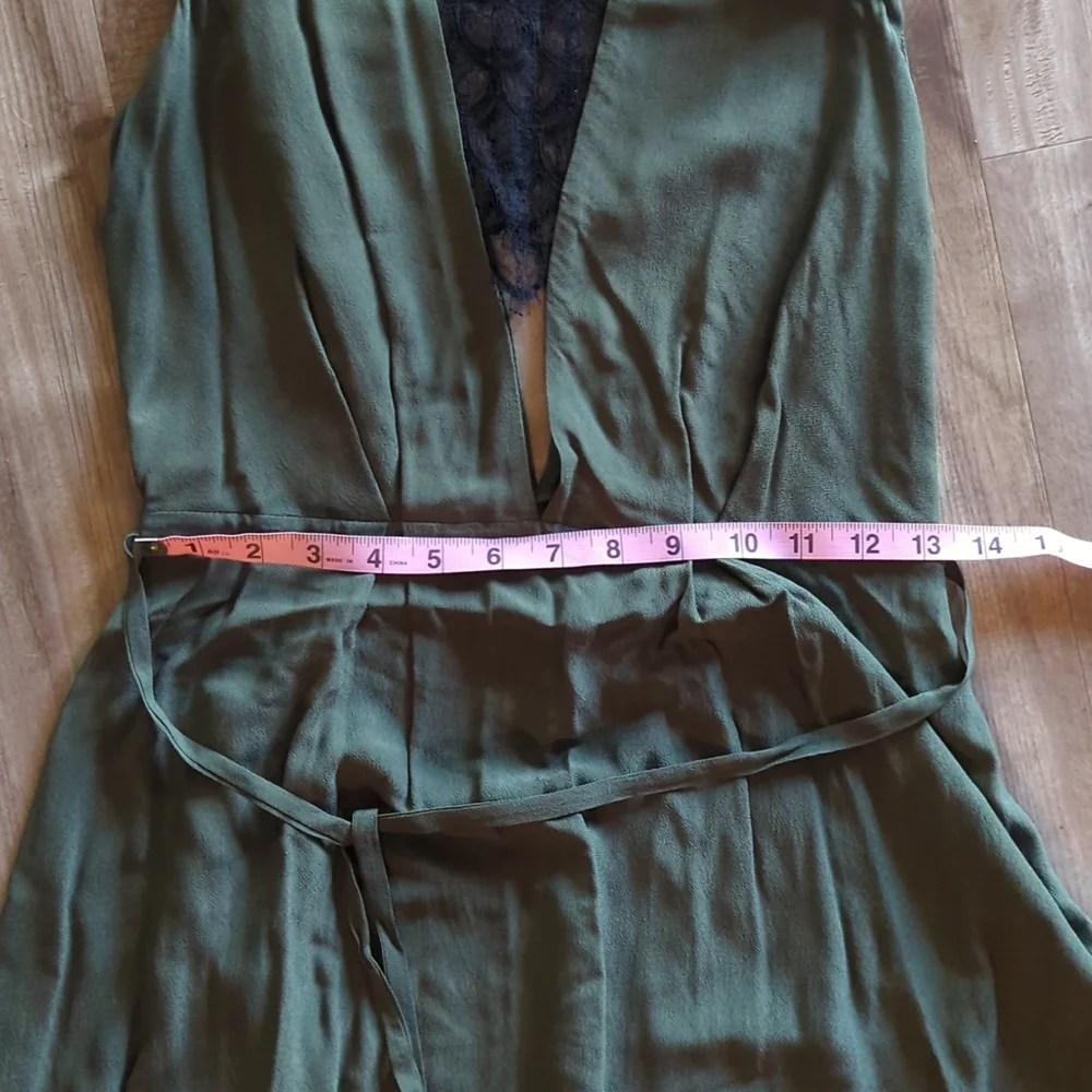 Sandro plunge neck midi dress - Picture 14 of 15